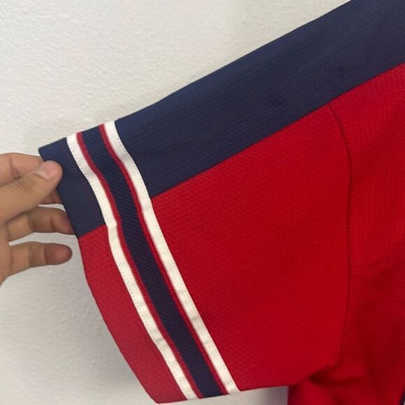 Men's Vintage 90s Starter Red St‎ Louis Cardinals Front Buttons Jersey Size M - Picture 2 of 7